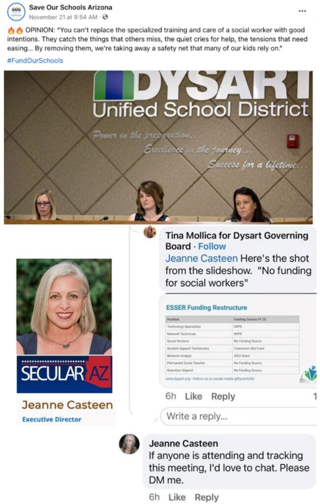 Save Our Schools Arizona screenshot