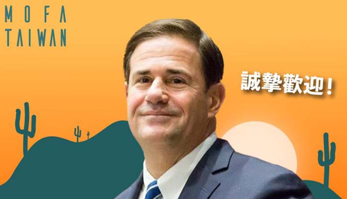 Arizona Governor Lands In Taiwan To Kick Off 5 Day Trade Mission