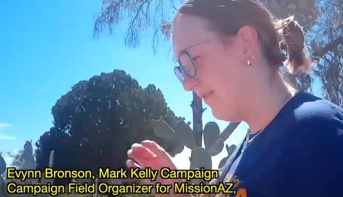 Undercover Video Reveals Senator Mark Kelly Staffers Lie to Voters That He’s Pro-Life