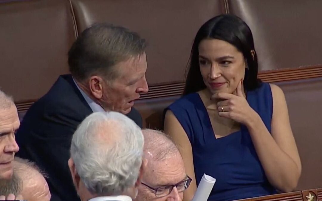 AOC Cozies Up to Rep. Gosar After Anniversary Of Her Claim That He’s a Threat