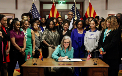 ‘Transracial Black’ Woman At Gov. Hobbs’ Signing Of Hair Discrimination Ban