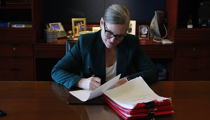 Hobbs Signs Republican Budget Bill