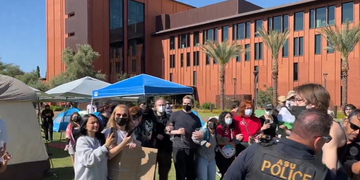 ASU Protesters Arrested For Anti-Israel Demonstration