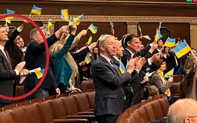 Arizona Democrat Waves Ukraine Flag On House Floor Following Aid Bill Approval