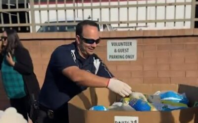 Phoenix Police Help Exceed 10K Turkey Donation Goal For Those In Need