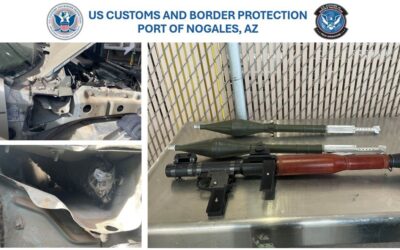 Rocket Launcher And Rocket-Propelled Grenades Seized At Arizona Border