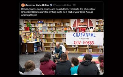 Governor Hobbs Misspells Elementary School Name, Native Landscape In Reading Event