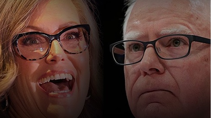 Katie Hobbs and Tim Walz