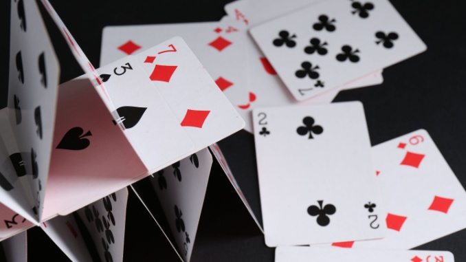 house of cards collapsed