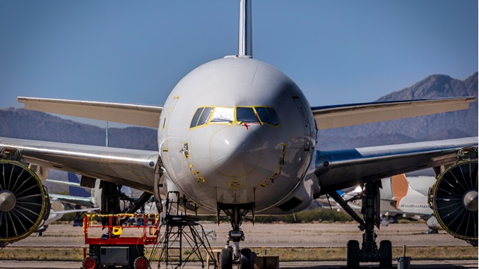 Plane at Pinal Airpark
