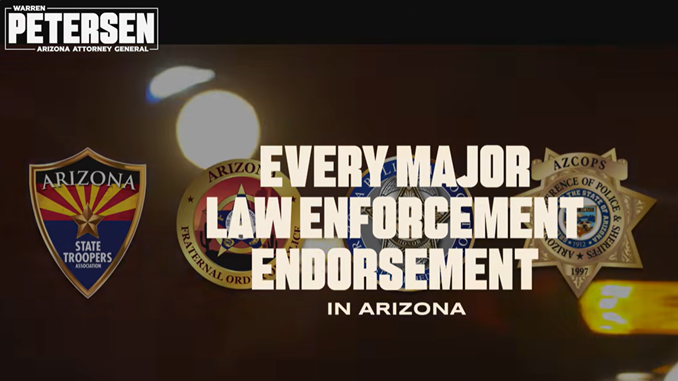 Warren Petersen ad screenshot